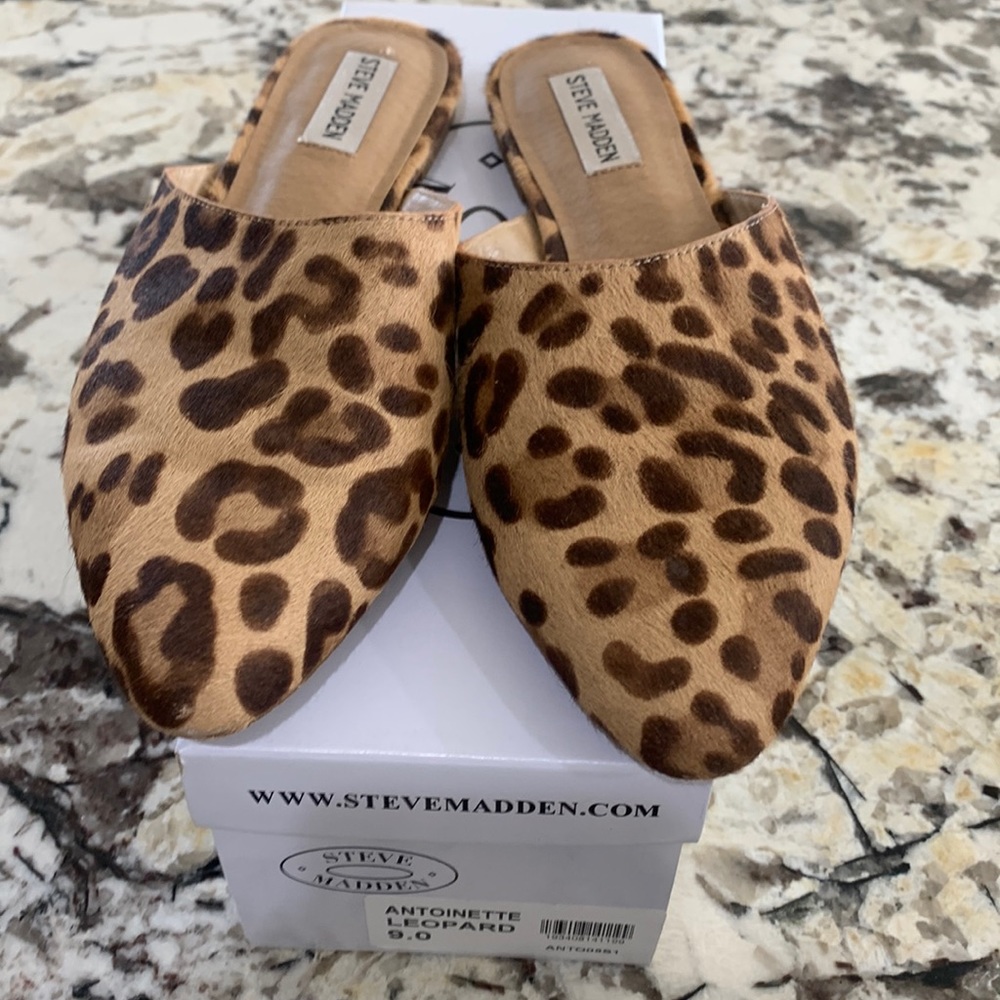 Steve Madden Antoinette Leopard Mule